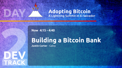 Building a Bitcoin Bank - Justin Carter