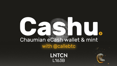 Cashu, an eCash wallet and Mint 