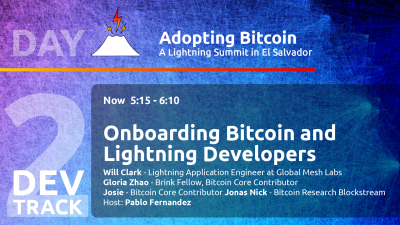 Onboarding bitcoin and Lightning developers