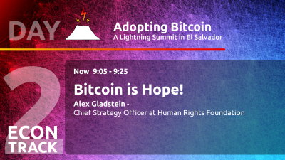 Bitcoin is hope!