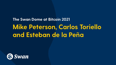 Mike Peterson from Bitcoin Beach, and Carlos Toriello & Esteban de la Peña from IBEX at Bitcoin 2021