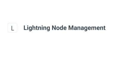 Lightning Node Management EN