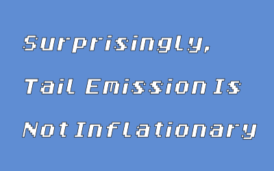 Surprisingly, Tail Emission Is Not Inflationary